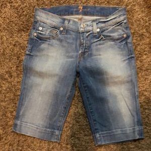 7 for all Mankind shorts size 24